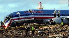 American Airles jet ran off runway at norman manley airport