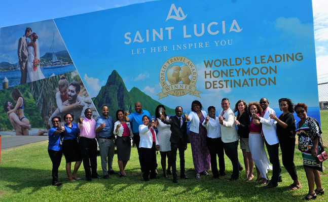 Saint Lucia named 2018 World’s Leading Honeymoon Destination