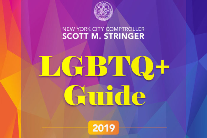 In Celebration of WorldPride and Stonewall 50, Comptroller Stringer Releases 2019 LGBTQ+ Guide