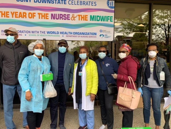 Barbados Consulate and Associations treat Nurses at Downstate, NY