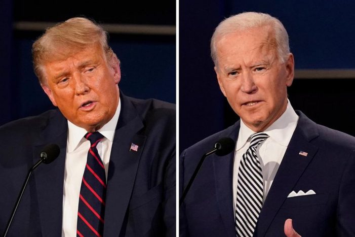 Presidential debate: Trump and Biden trade insults in chaotic debate
