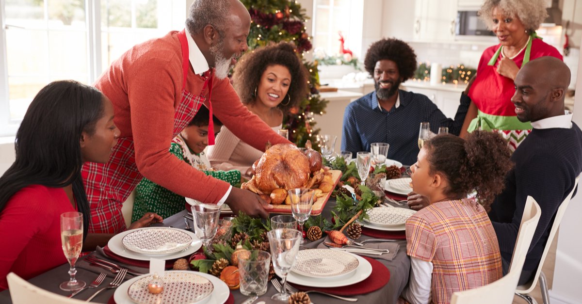 mixed race family Christmas celebration-img (1)
