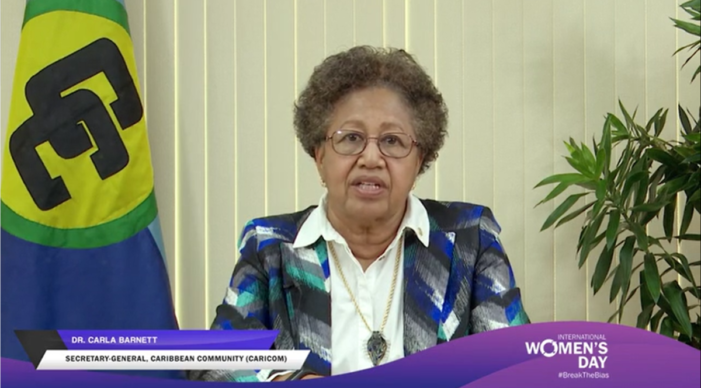 Happy International Women’s Day – CARICOM Secretary-General Dr Carla Barnett