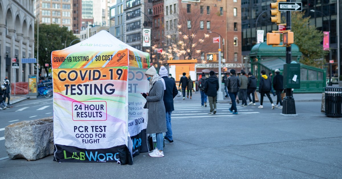 Outdoor Free Covid-19 Testing Tent at Astor Place in New York City-img