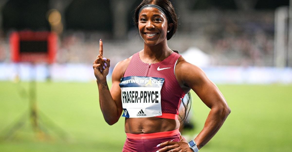 Shelly-Ann Fraser-Pryce of Jamaica wins the women’s 100m-img
