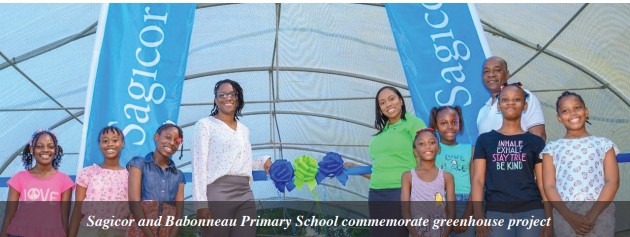 Sagicor Sponsored Greenhouse Officially Opened at Babonneau Primary