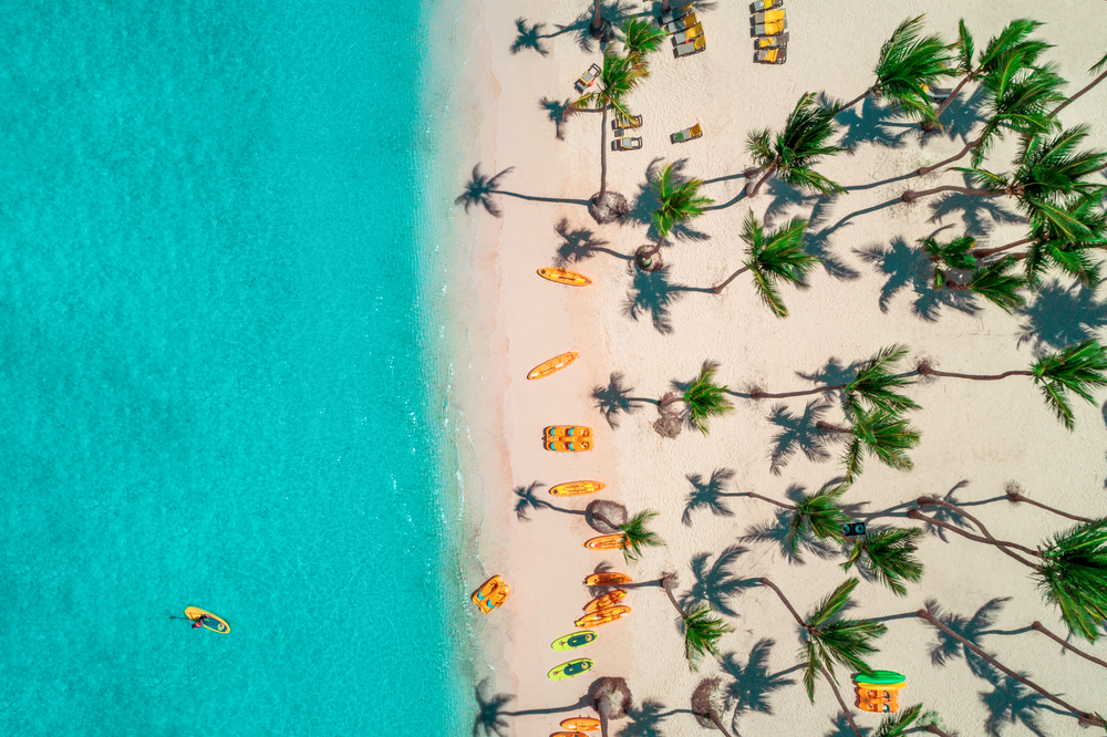 Aerial,View,Of,Caribbean,Resort,,Bavaro,,Dominican,Republic