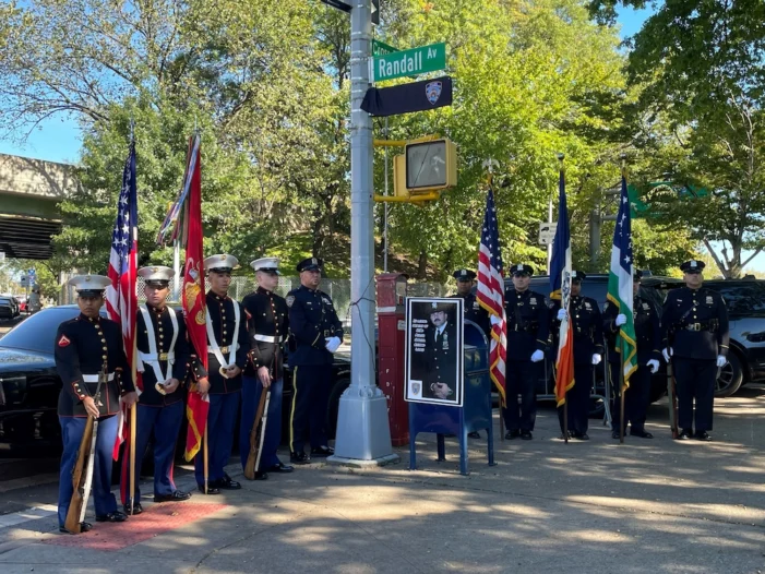 NYC Council Member Marjorie Velázquez, Bronx BP Vanessa Gibson, and the New York Police Department Unveil ‘Officer Richard Lopez Way’ Honoring the Late Police Officer