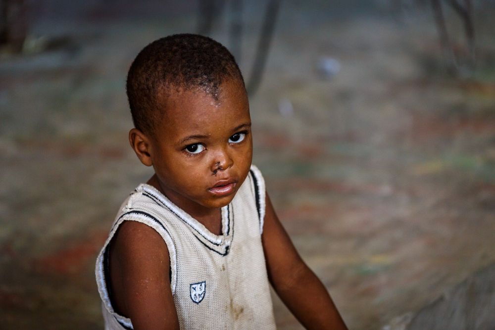 A,Sick,Kid,From,Orphanage,Facility,In,Port-au-prince,,Haiti,,Taken