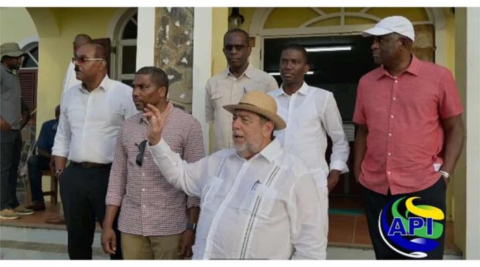 OECS Prime Ministers Visit Hurricane-Ravaged Southern Grenadines