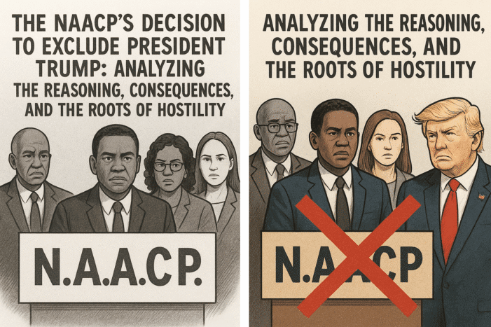 The NAACP’s Decision to Exclude President Trump: Analyzing the Reasoning, Consequences, and the Roots of Hostility
