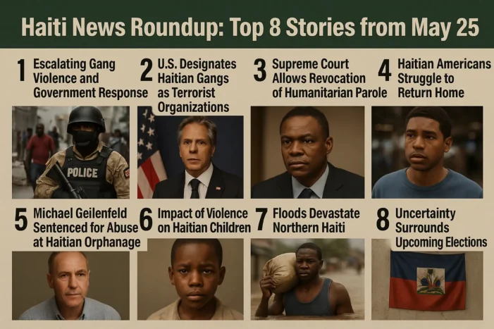Haiti News Roundup: Top 8 Stories from May 2025