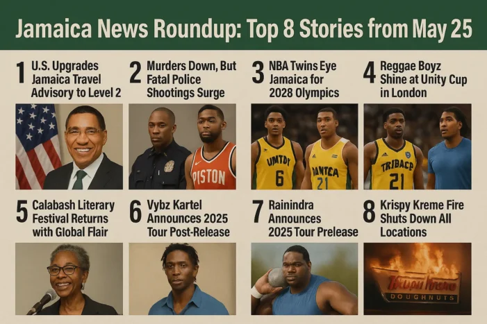 Jamaica News Roundup: Top 8 Stories from May 2025