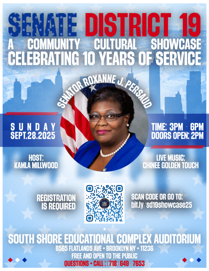 A Community Cultural Showcase: Celebrating 10 Years of Service with Senator Roxanne J. Persaud