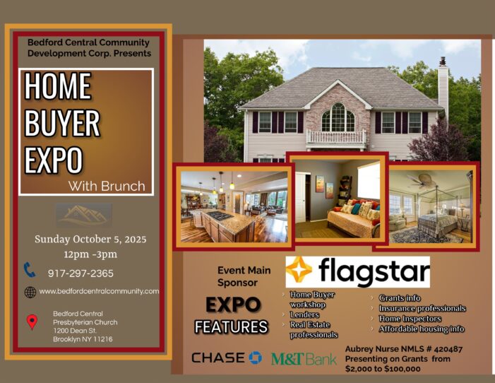 Bedford Central Community Development Corp Presents: Home Buyer Expo & Brunch – October 5, 2025 Bedford Central Community Development Corp Presents: Home Buyer Expo & Brunch – October 5, 2025