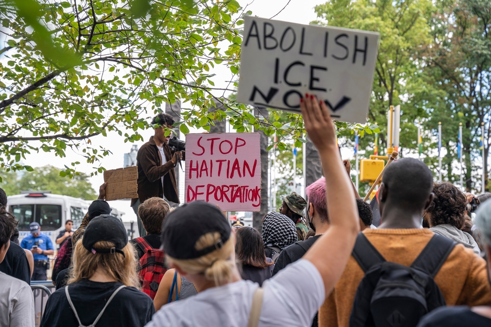 Manhattan,,New,York,,United,States.,September,21,,2021:,Protest,At
