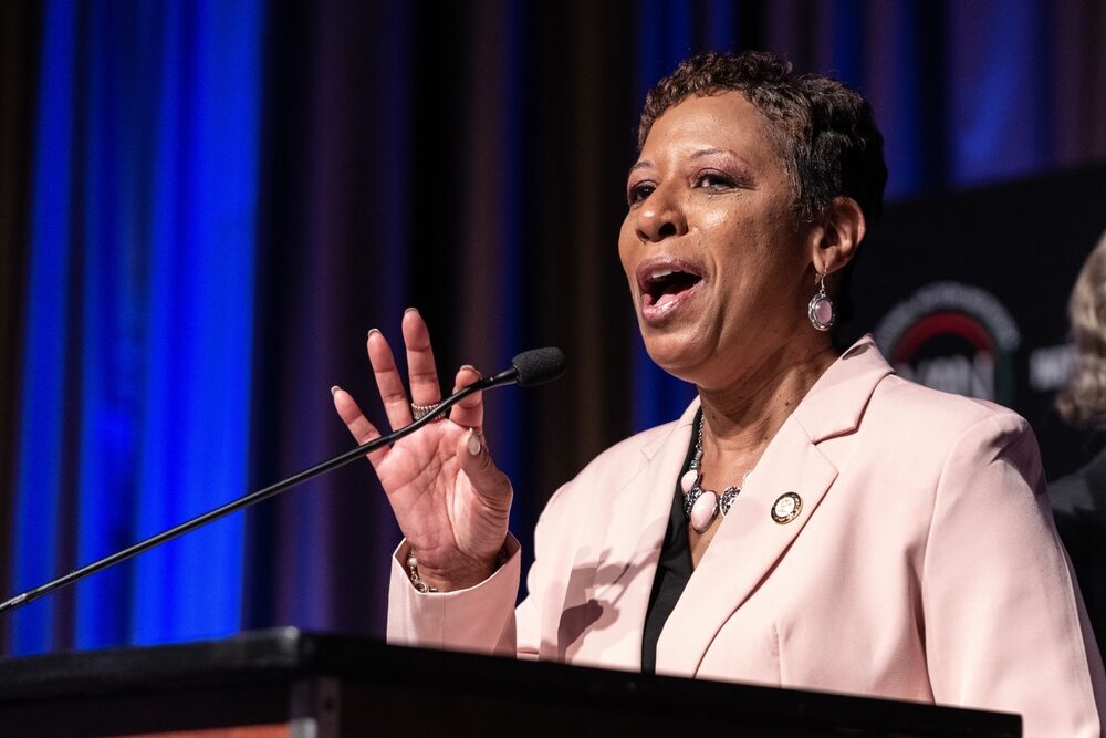 City,Council,Speaker,Adrienne,Adams,Speaks,During,Nan,2023,Convention