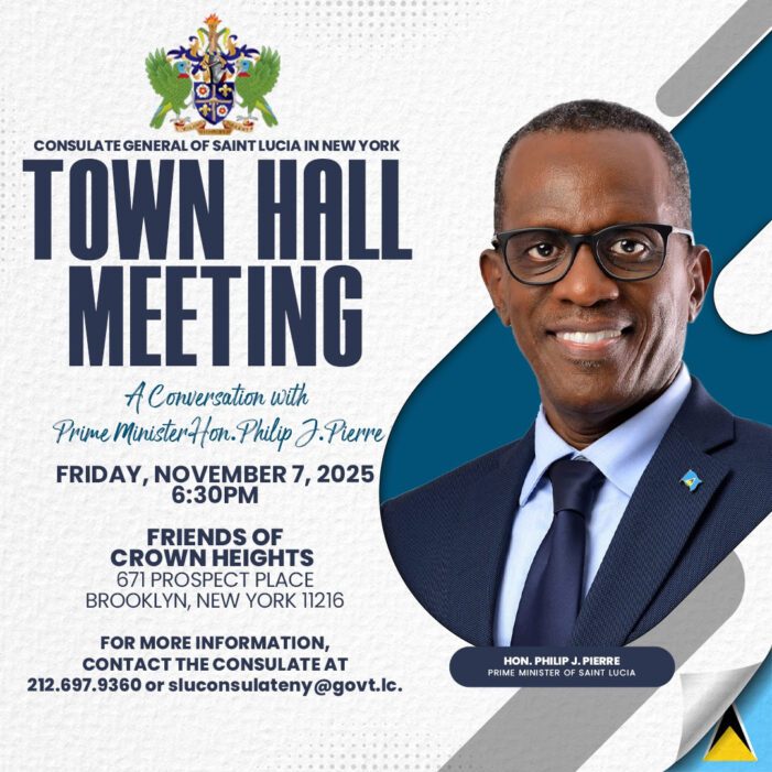 Saint Lucia Town Hall Meeting: A Conversation with Prime Minister Hon. Philip J. Pierre Saint Lucia Town Hall Meeting: A Conversation with Prime Minister Hon. Philip J. Pierre